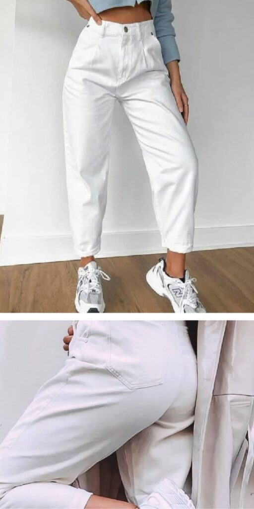 16 white jeans outfit winter womens