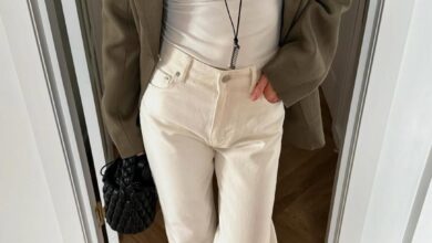 26 white jeans outfit winter womens