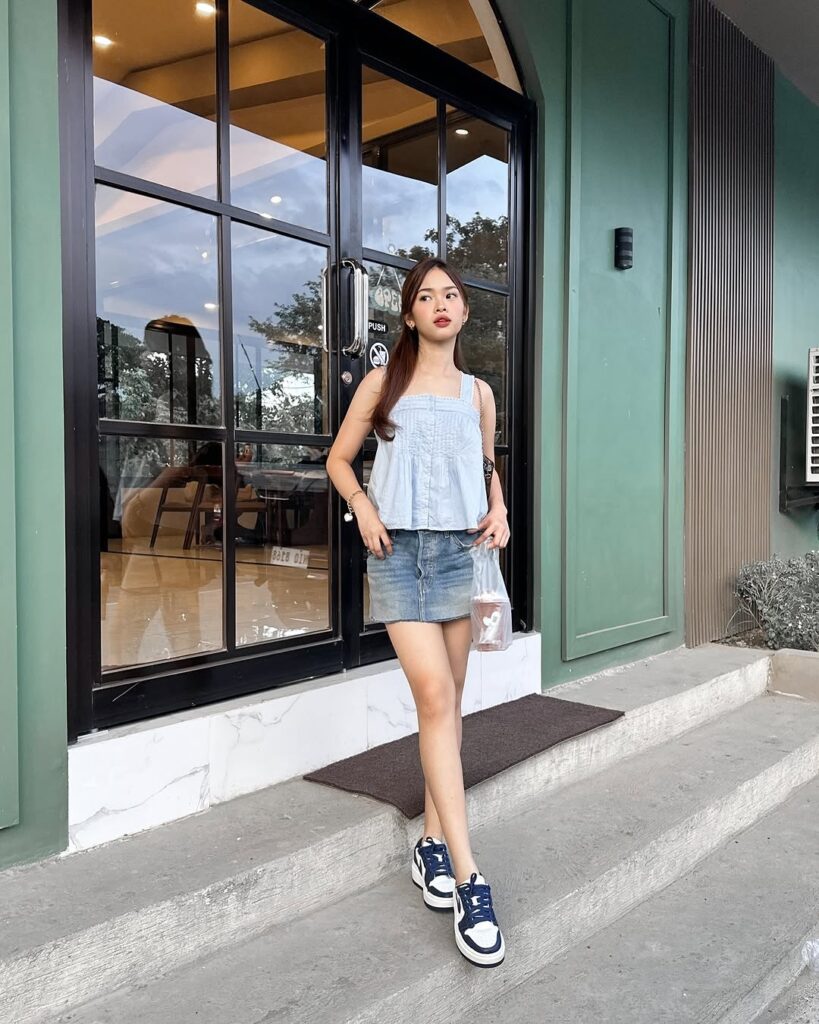 02 denim skirt outfit ideas