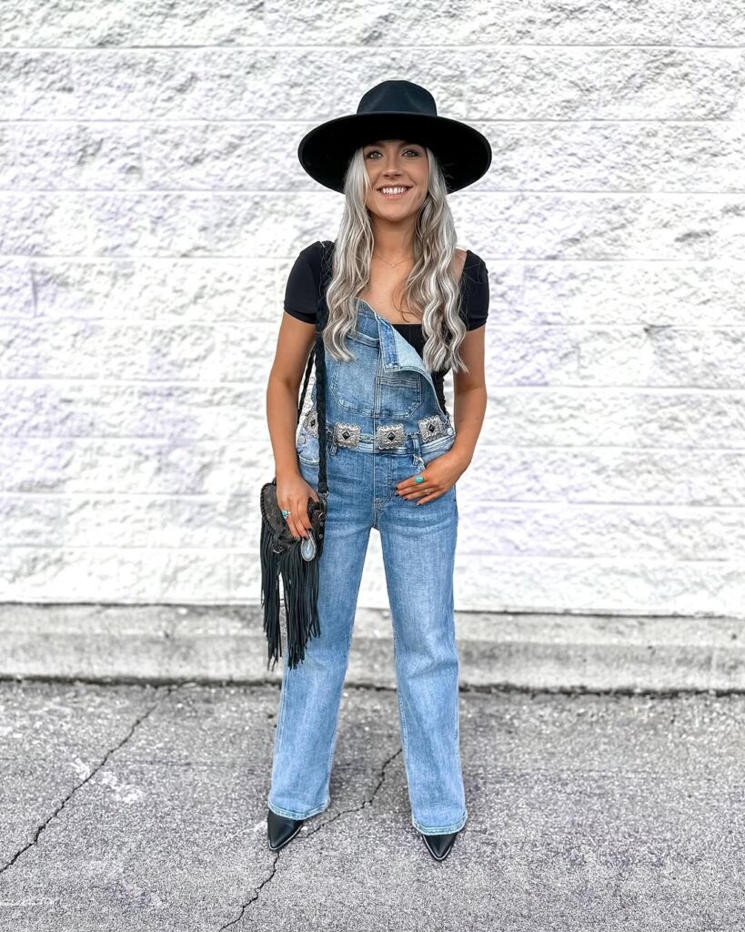 05 denim overalls outfit