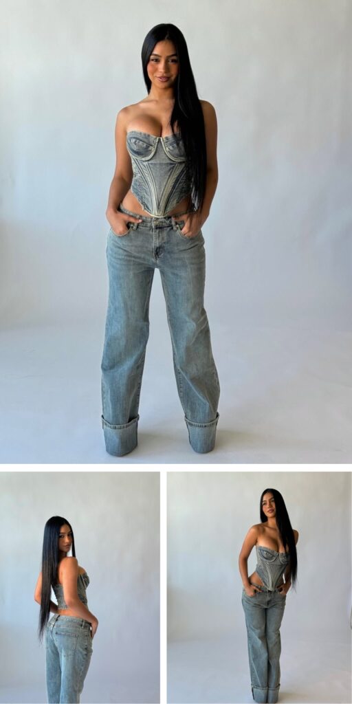 05 wide leg jeans outfit winter