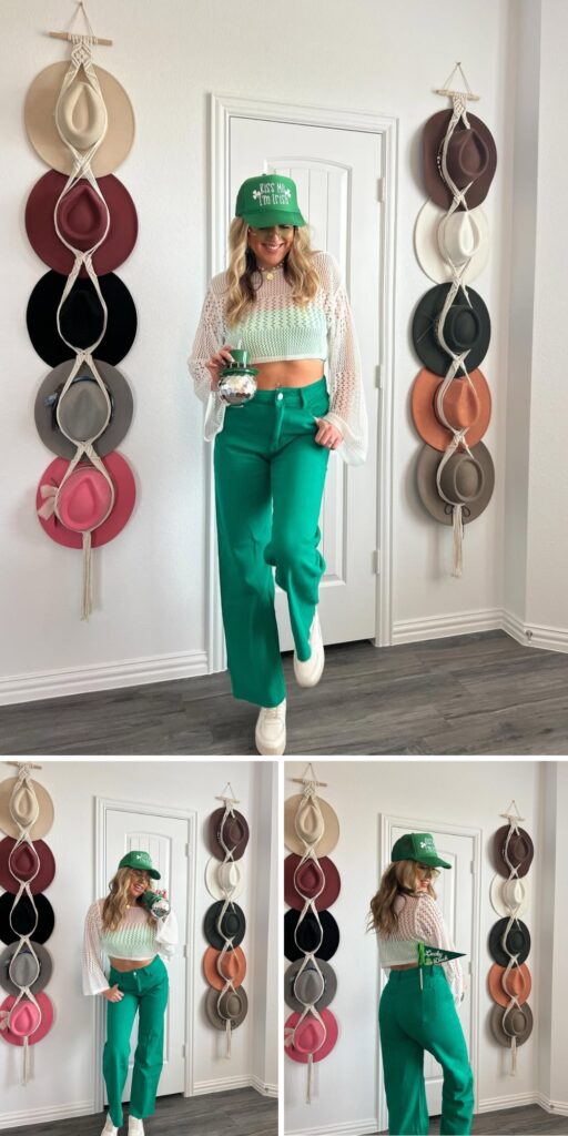 07 st patricks day outfit women jeans