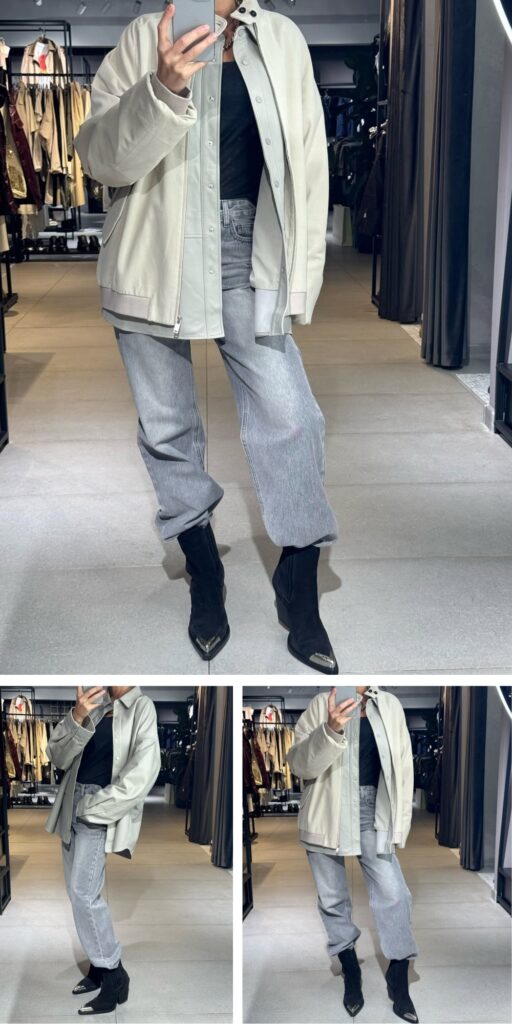 21 wide leg jeans outfit winter