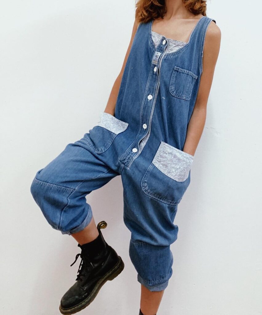 31 denim overalls outfit