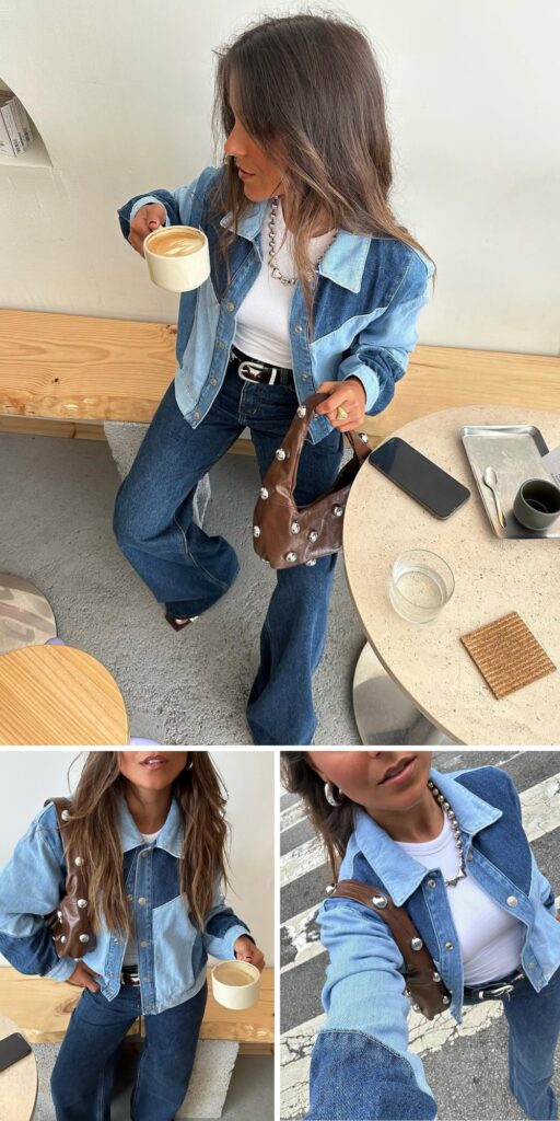 41 denim jacket women outfit