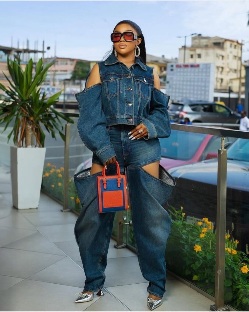 13 denim on denim outfit black women