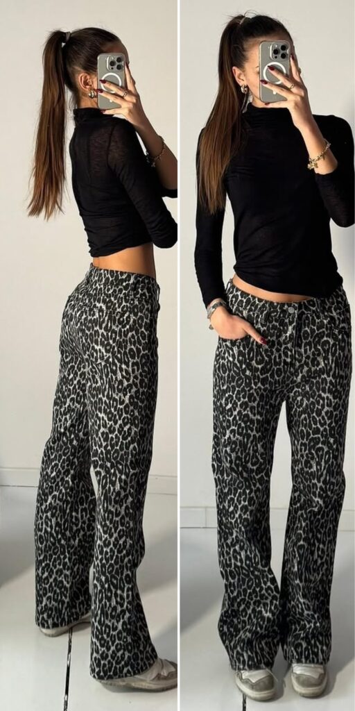 17 leopard outfit