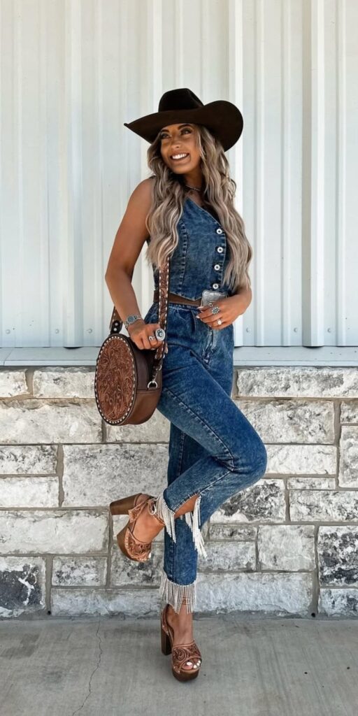 21 denim on denim outfits for women