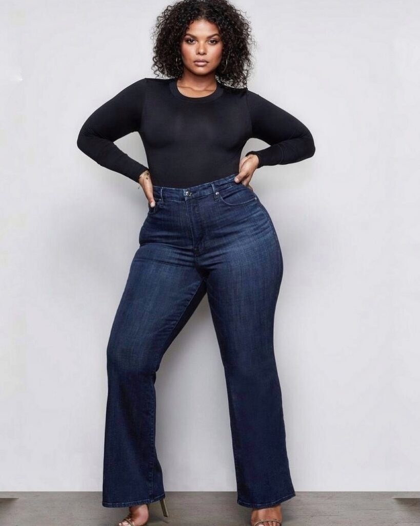 26 plus size jeans outfit 2025