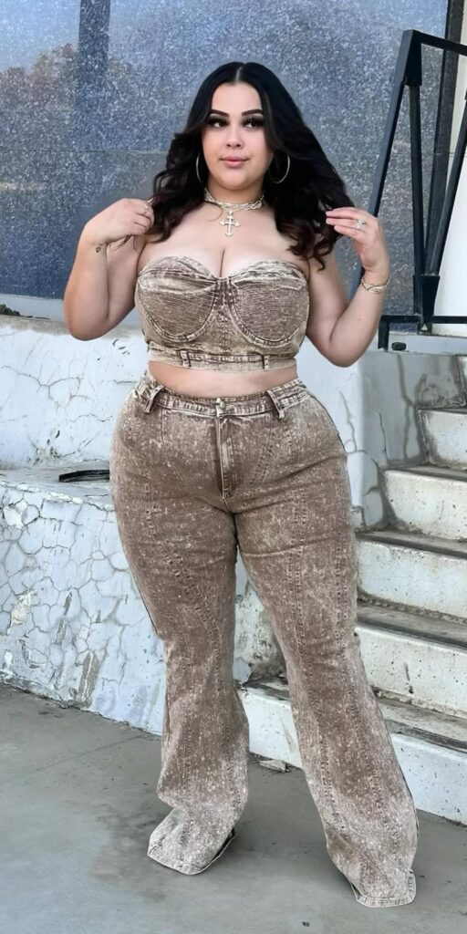 61 plus size jeans outfit 2025