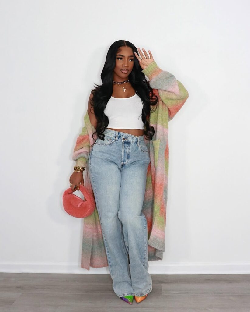 02 black women jeans outfits