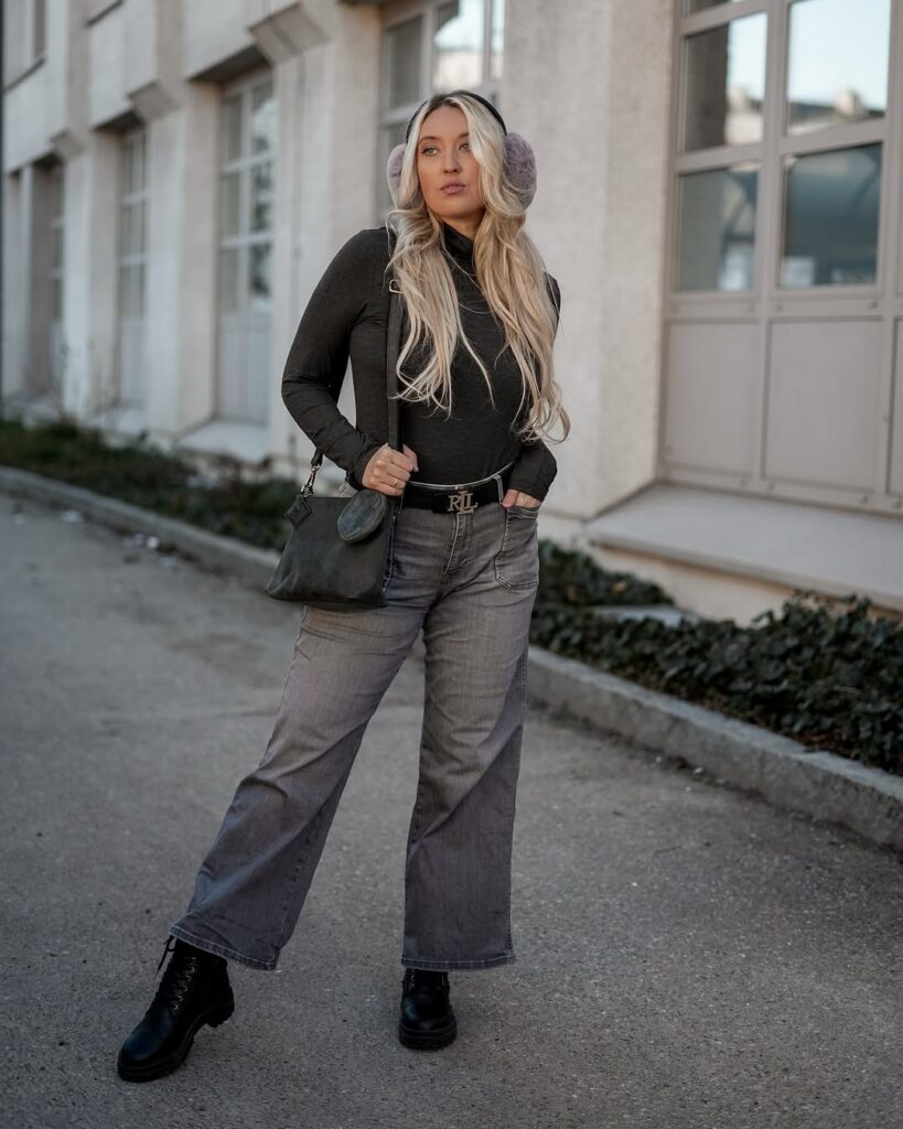 03 grey jeans outfit 2025