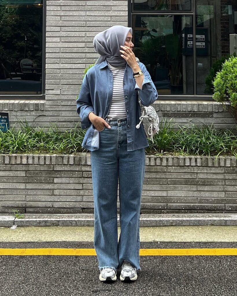 03 hijab jeans outfit 2025