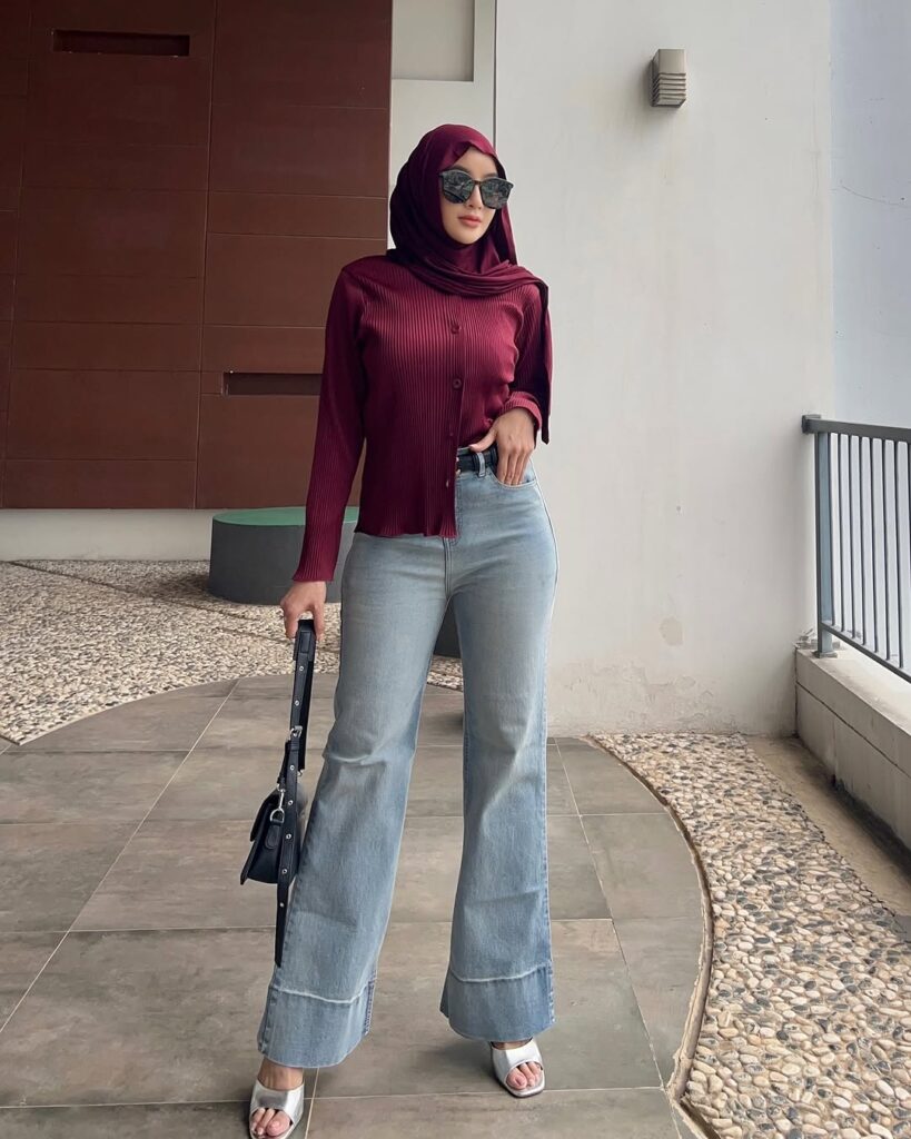 04 hijab jeans outfit 2025