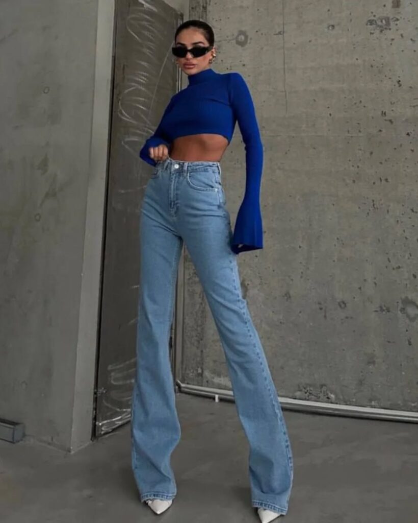 08 bootcut jeans outfit 2025