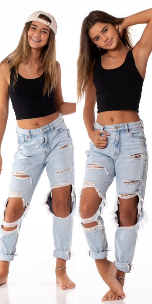 14 ripped jeans outfit 2025