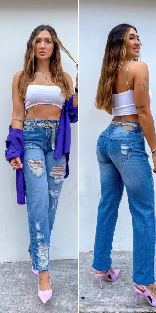 20 straight leg jeans outfits