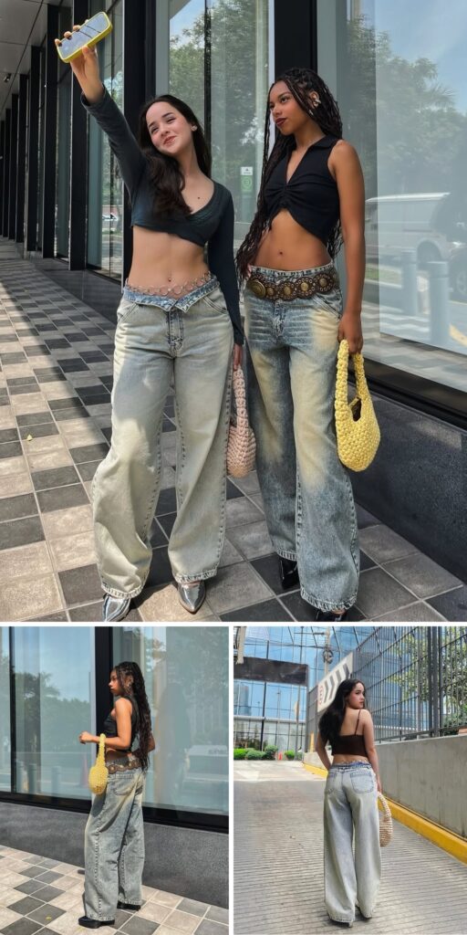 22 baggy jeans outfit 2025