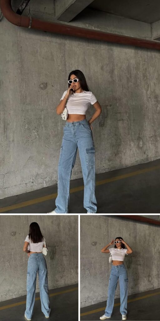 23 cargo jeans outfit 2025