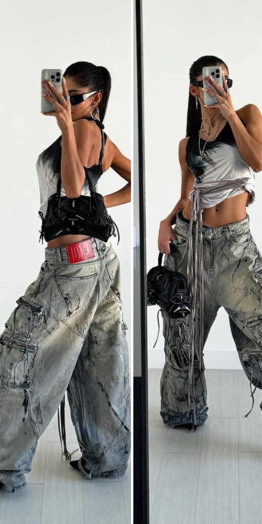 24 low rise jeans outfit 2025