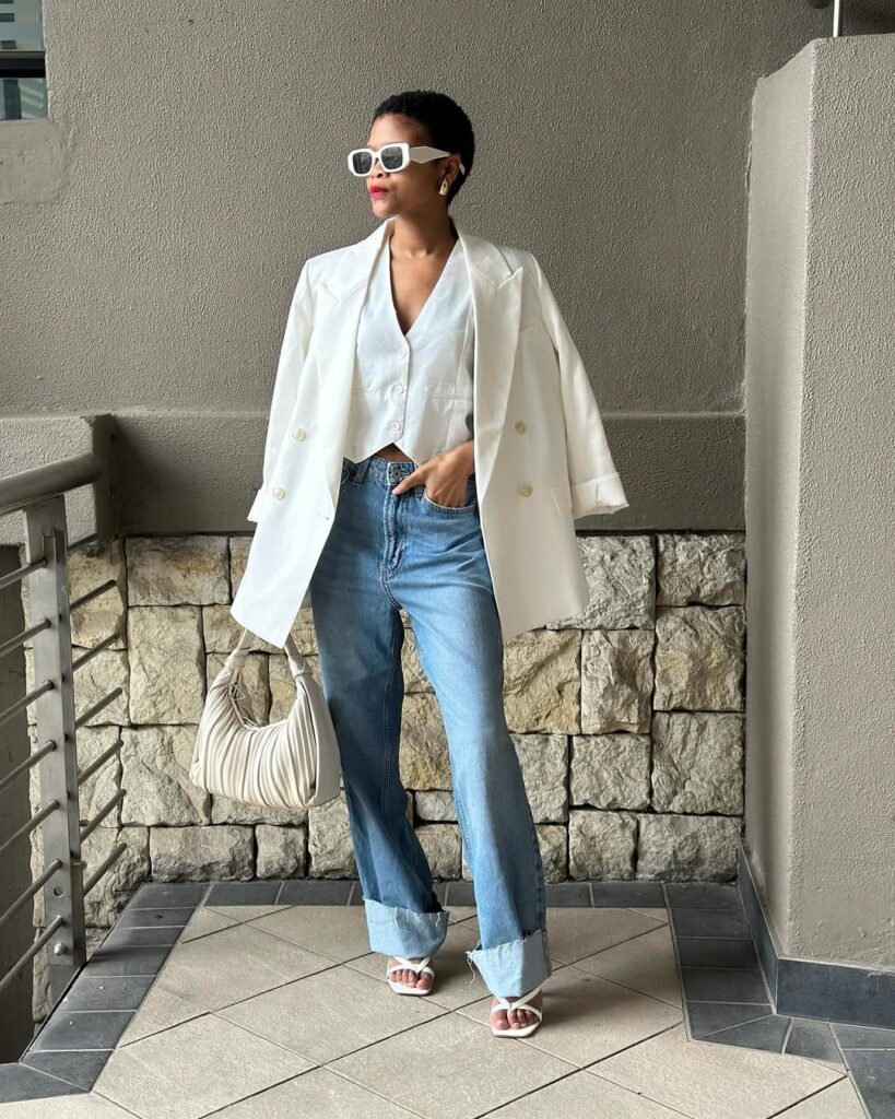 31 black women jeans outfits