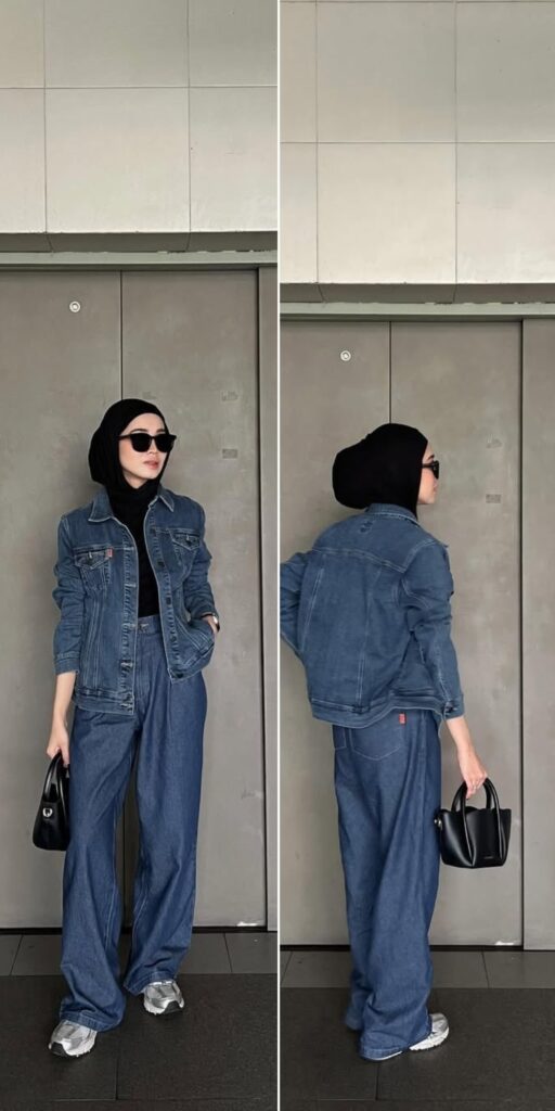 38 hijab jeans outfit 2025