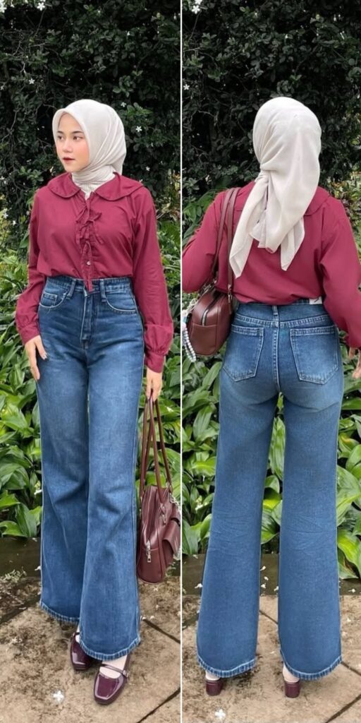 40 hijab jeans outfit 2025