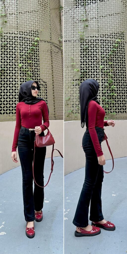 42 hijab jeans outfit 2025