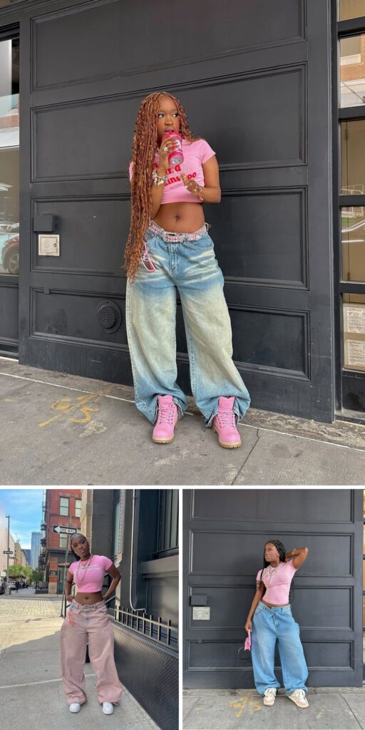 49 black women jeans outfits